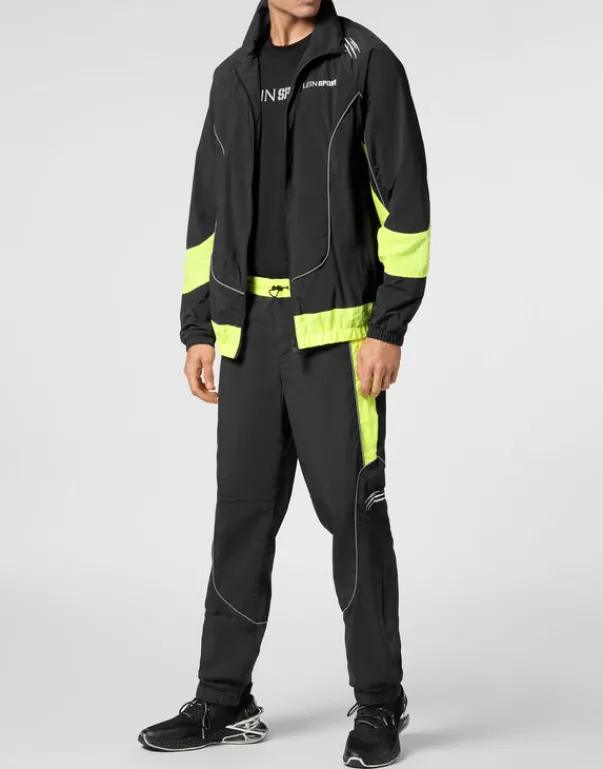 Hot Technical Jogging Bomber Jacket LS Scratch Herren Sportbekleidung