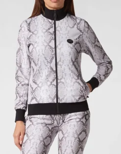New Triacetate Jogging Tracksuit: Top/Trousers Pitone Damen Sportbekleidung