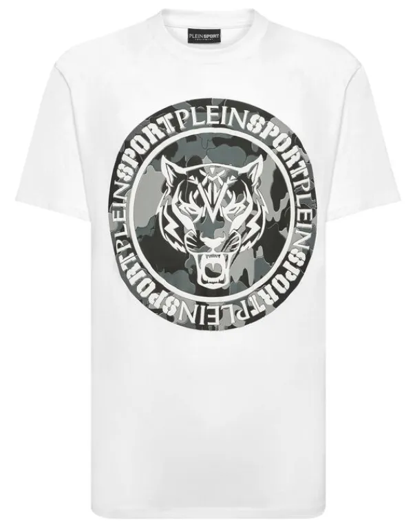 New T-shirt Round Neck Carbon Tiger Herren T-shirt