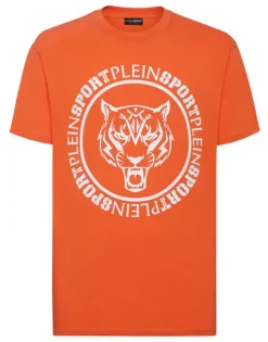 Sale T-shirt Round Neck Carbon Tiger Herren T-shirt
