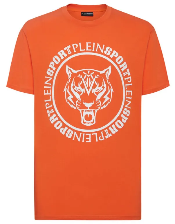 Sale T-shirt Round Neck Carbon Tiger Herren T-shirt