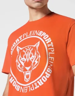 Sale T-shirt Round Neck Carbon Tiger Herren T-shirt