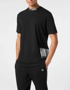 Hot T-shirt Round Neck SS Barcode Herren T-shirt