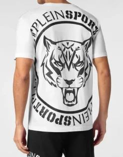 Discount T-shirt Round Neck SS Carbon Tiger Herren T-shirt