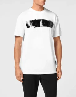 Hot T-shirt Round Neck SS Silver Brush Herren T-shirt
