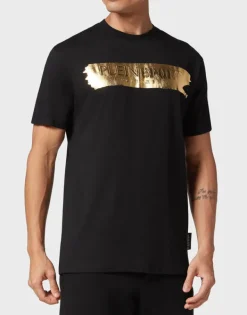 Sale T-shirt Round Neck SS Silver Brush Herren T-shirt
