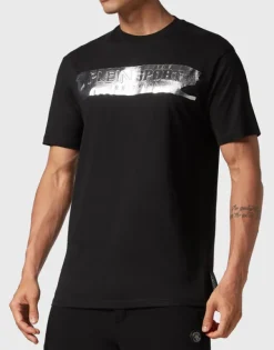 Sale T-shirt Round Neck SS Silver Brush Herren T-shirt