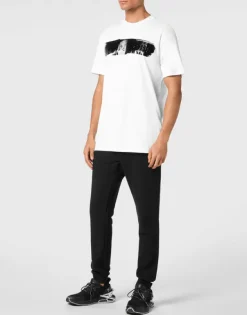 Hot T-shirt Round Neck SS Silver Brush Herren T-shirt