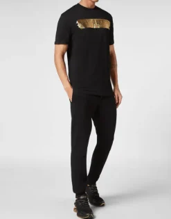 Sale T-shirt Round Neck SS Silver Brush Herren T-shirt