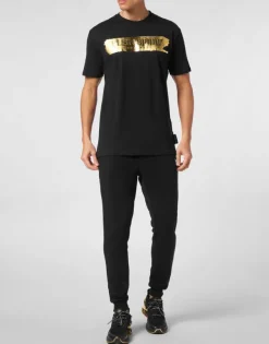 Sale T-shirt Round Neck SS Silver Brush Herren T-shirt