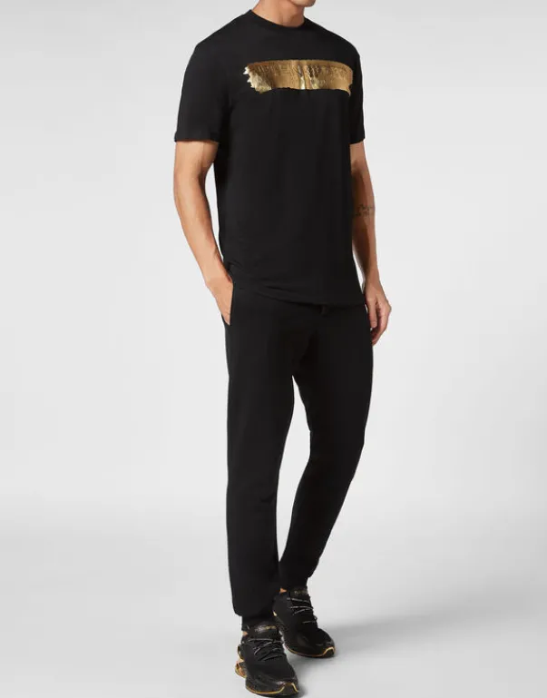Sale T-shirt Round Neck SS Silver Brush Herren T-shirt