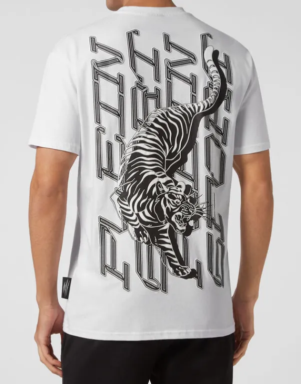 Clearance T-shirt Round Neck SS Tiger Herren T-shirt