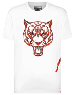 Hot T-shirt Round Neck Tiger Herren T-shirt