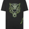 Fashion T-shirt Round Neck Tiger Herren T-shirt