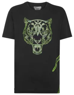 Fashion T-shirt Round Neck Tiger Herren T-shirt