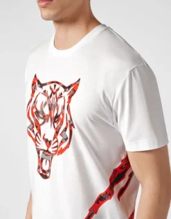 Hot T-shirt Round Neck Tiger Herren T-shirt