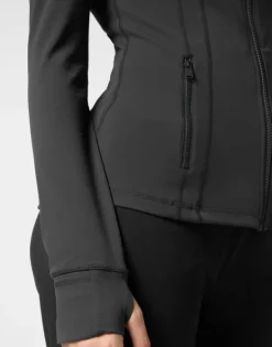 Fashion Zipped Jogging Top Damen Sportbekleidung